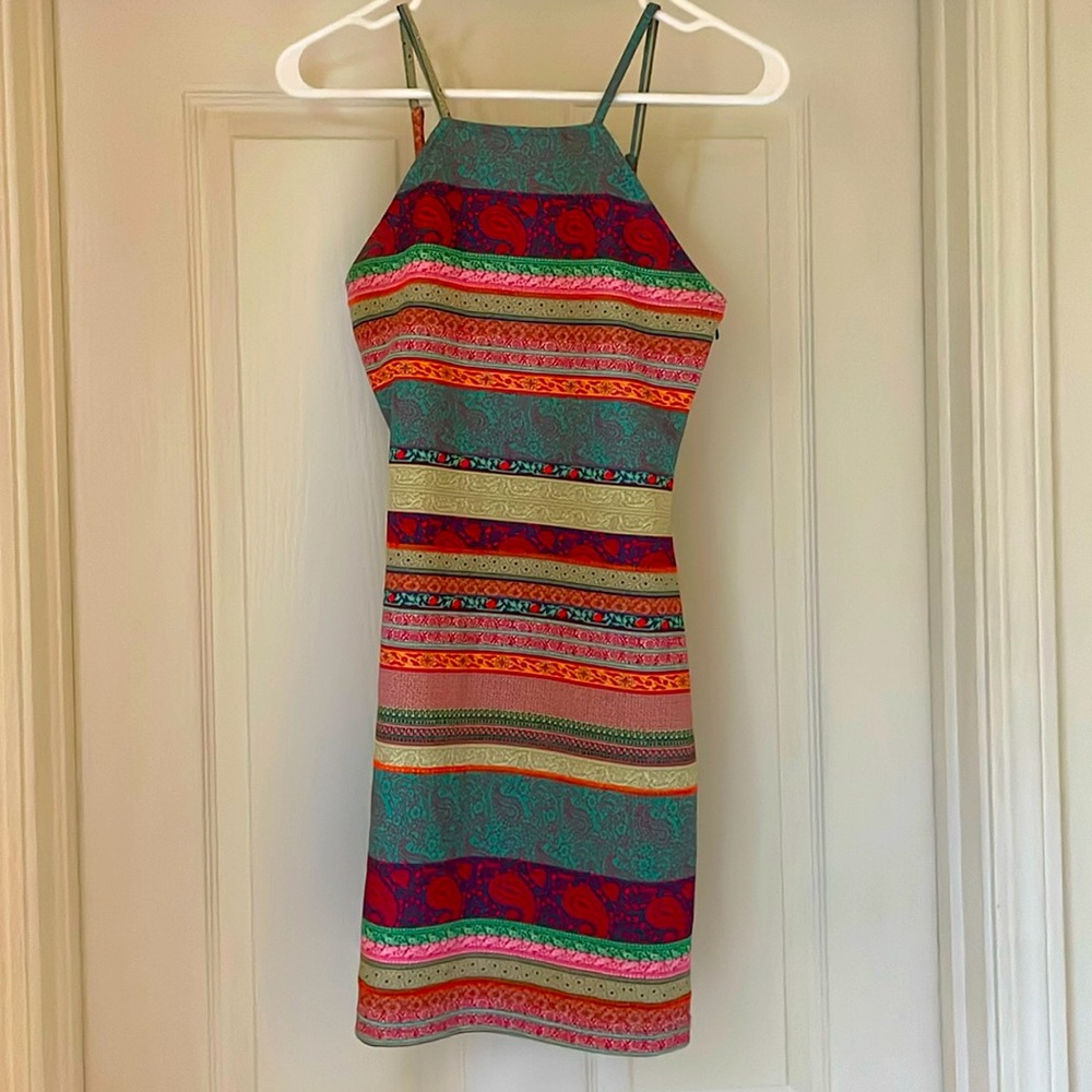 Mink Pink Fitted Mini Dress